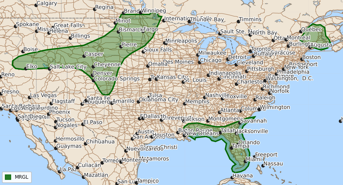 Risk area map for Day 3 Areal Outline