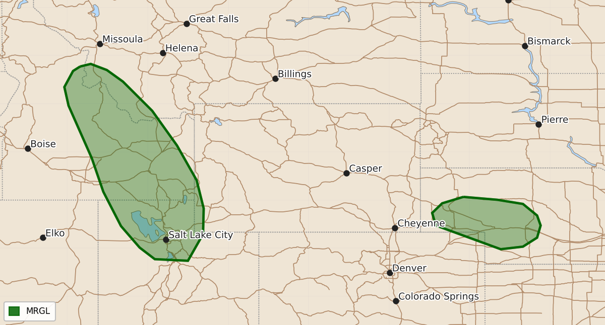 Risk area map for Day 1 Areal Outline