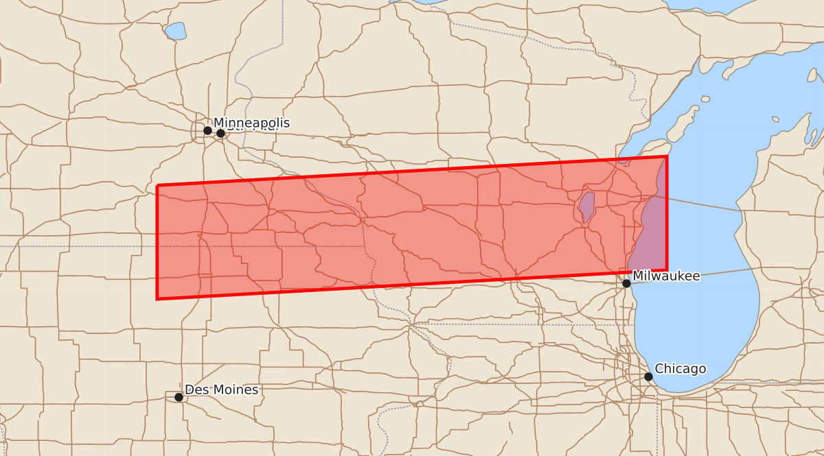 Risk area map for Watch 471 Outline
