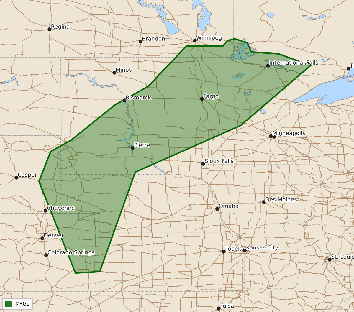 Risk area map for Day 3 Convective Outlook