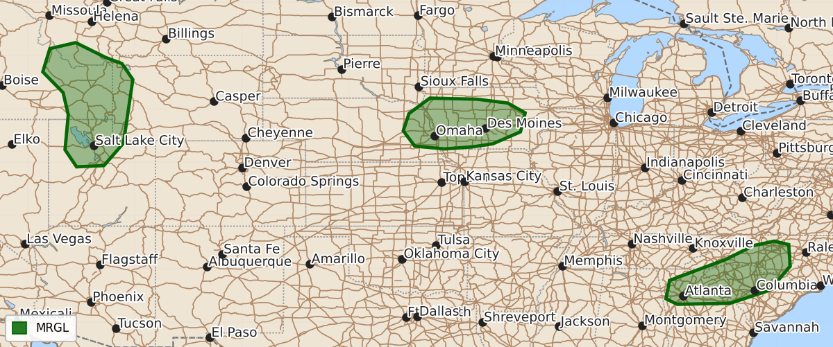Risk area map for Day 2 Convective Outlook