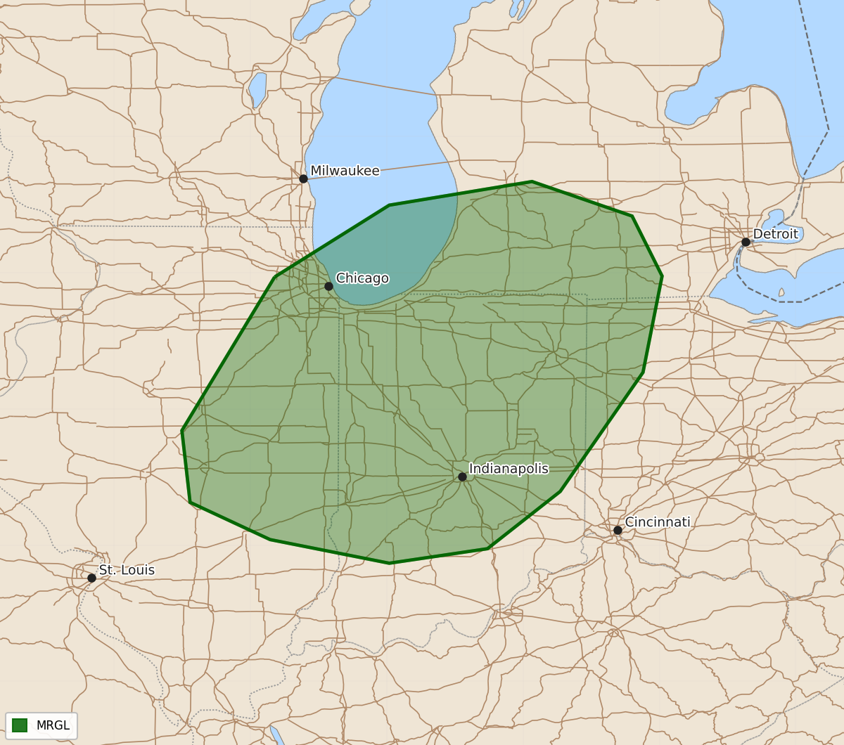 Risk area map for Day 3 Areal Outline