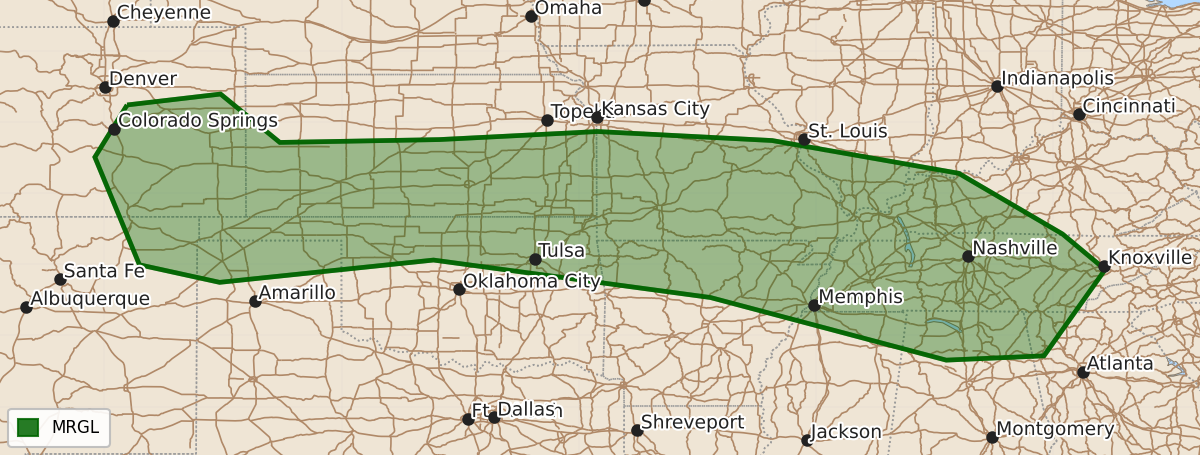 Risk area map for Day 3 Convective Outlook