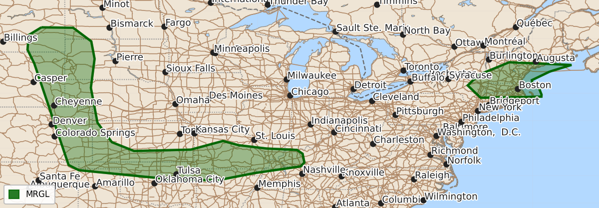 Risk area map for Day 3 Areal Outline