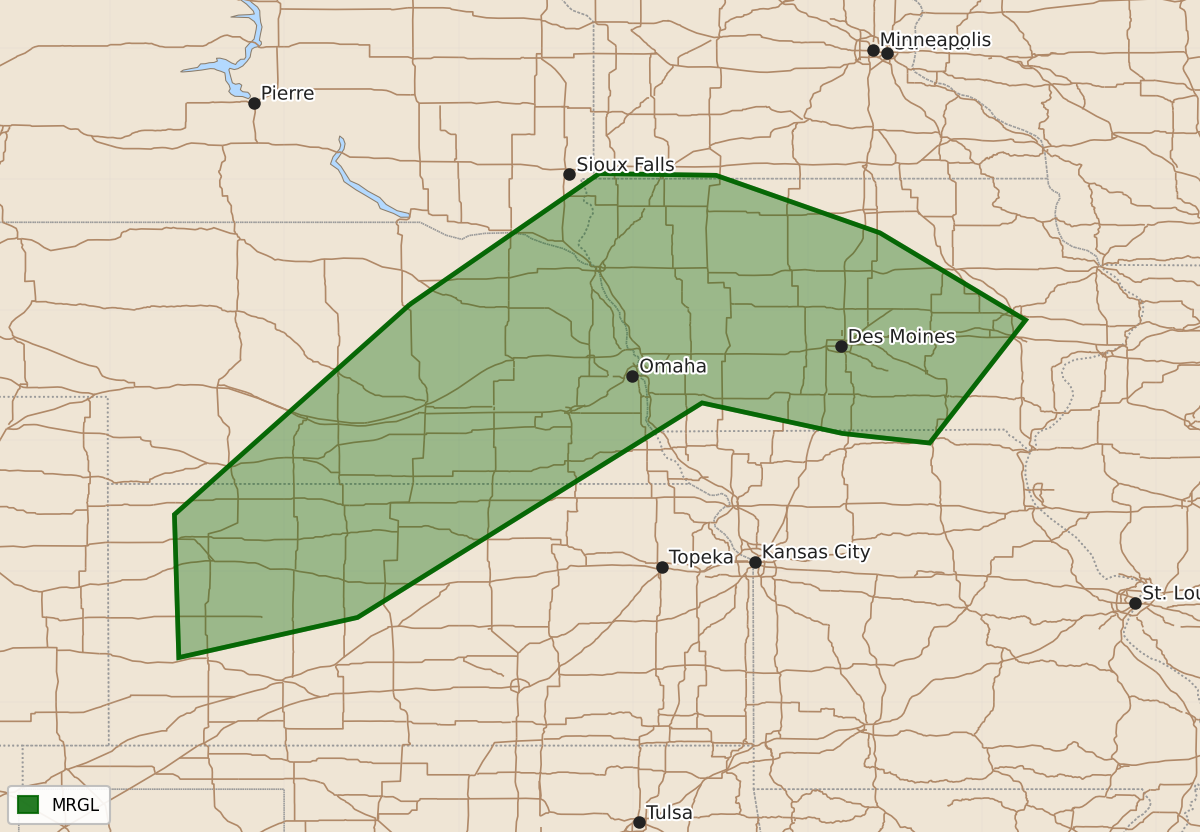 Risk area map for Day 3 Convective Outlook
