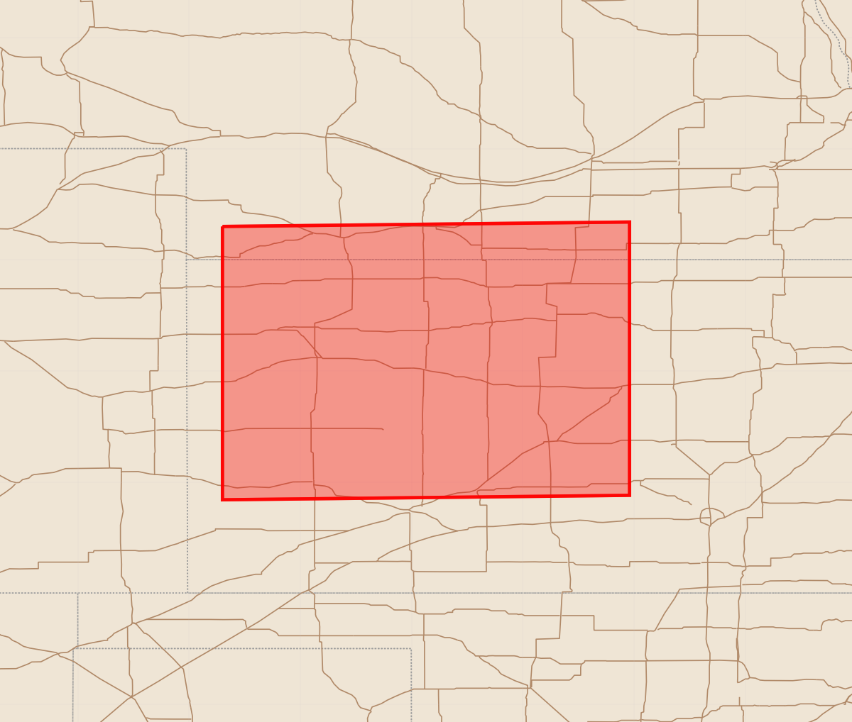 Risk area map for Watch 478 Outline