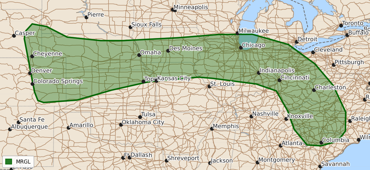 Risk area map for Day 3 Areal Outline