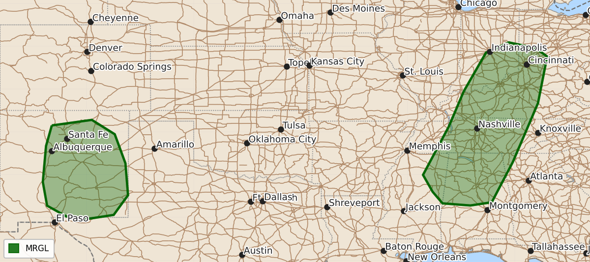 Risk area map for Day 3 Convective Outlook