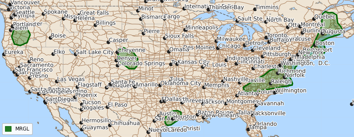 Risk area map for Day 1 Convective Outlook