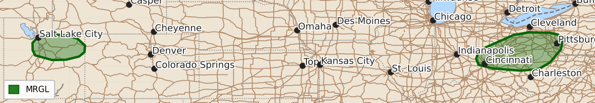 Risk area map for Day 1 Areal Outline