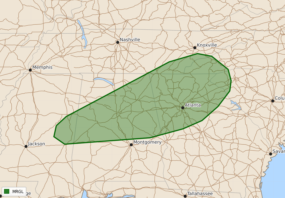 Risk area map for Day 3 Convective Outlook