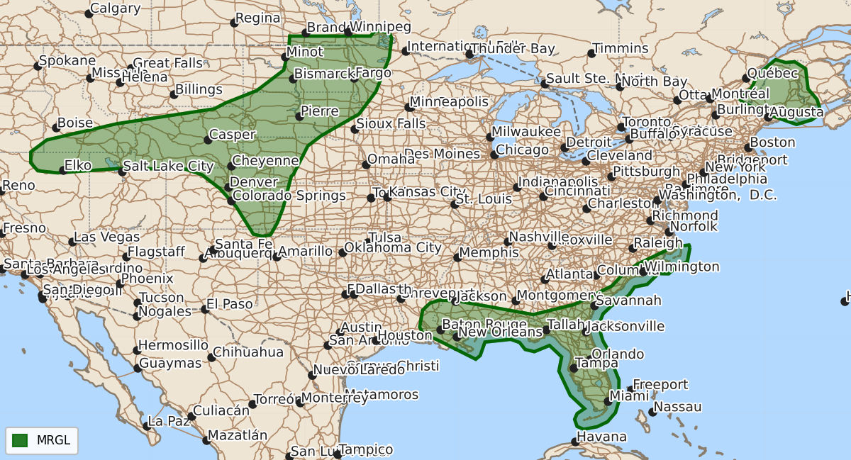 Risk area map for Day 2 Convective Outlook