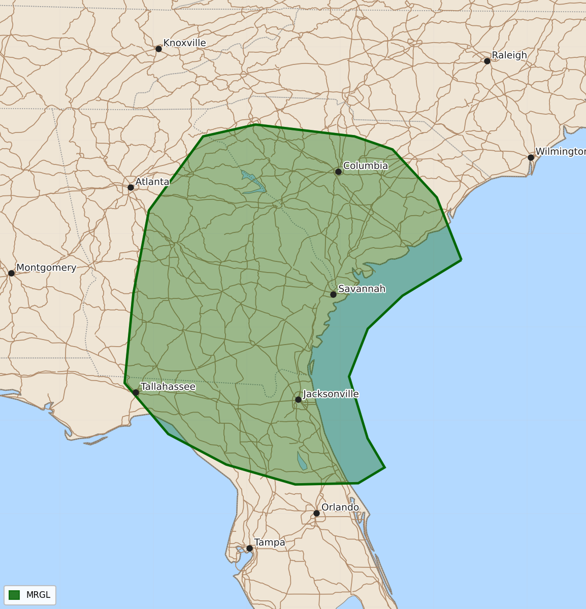 Risk area map for Day 3 Convective Outlook