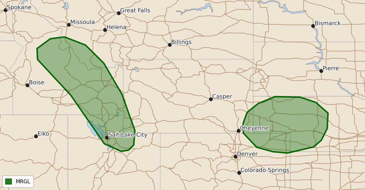 Risk area map for Day 1 Areal Outline