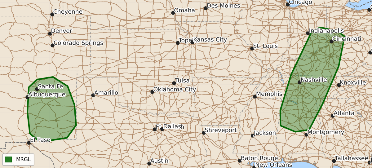 Risk area map for Day 3 Areal Outline
