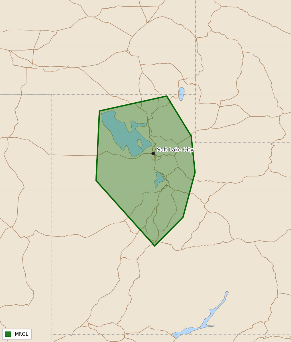Risk area map for Day 2 Convective Outlook