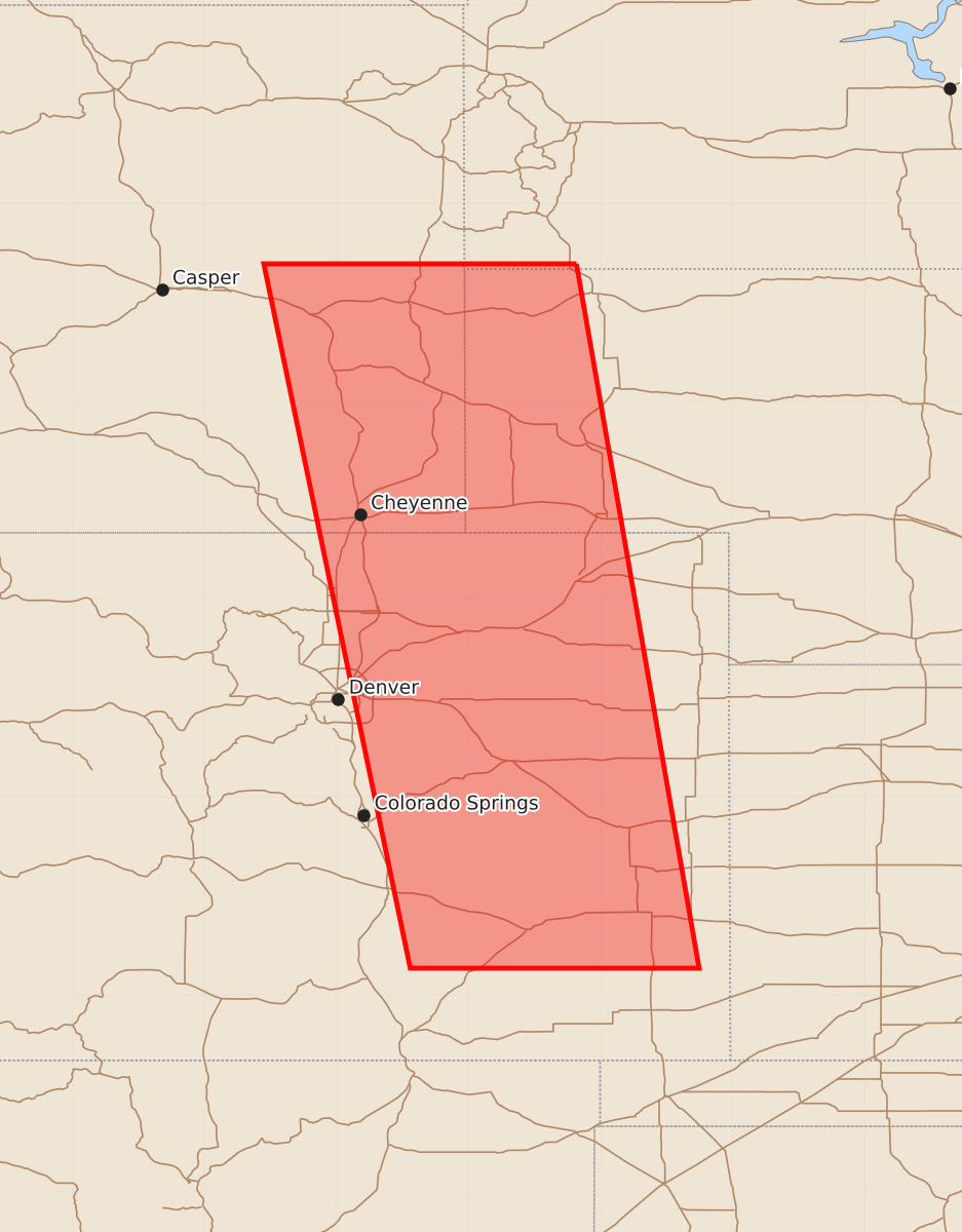 Risk area map for Watch 472 Outline