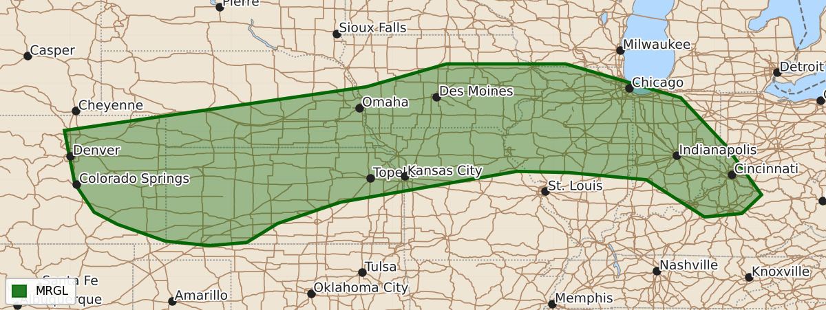 Risk area map for Day 3 Areal Outline