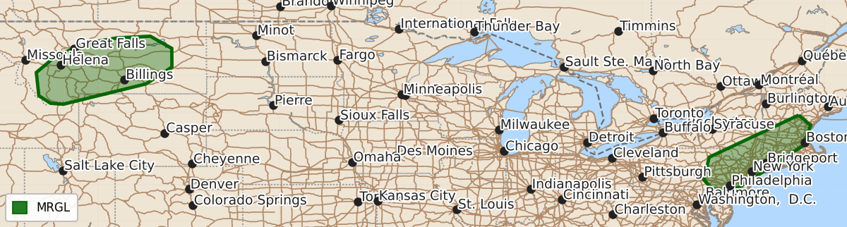Risk area map for Day 3 Areal Outline