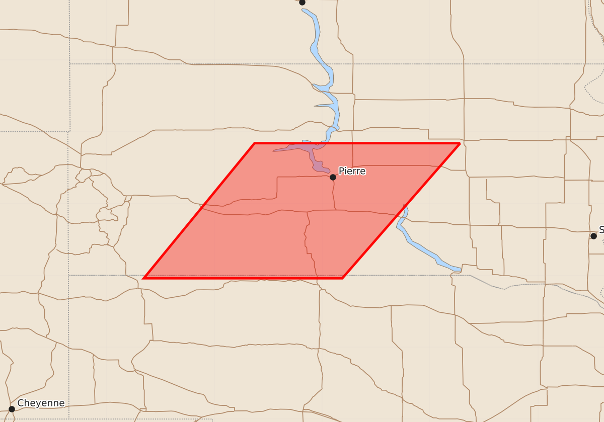 Risk area map for Watch 412 Outline