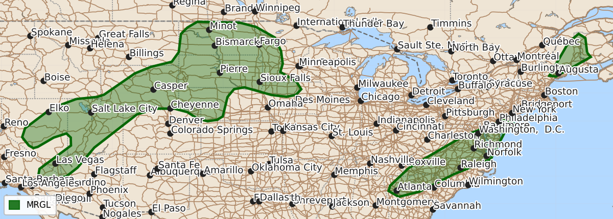 Risk area map for Day 1 Convective Outlook