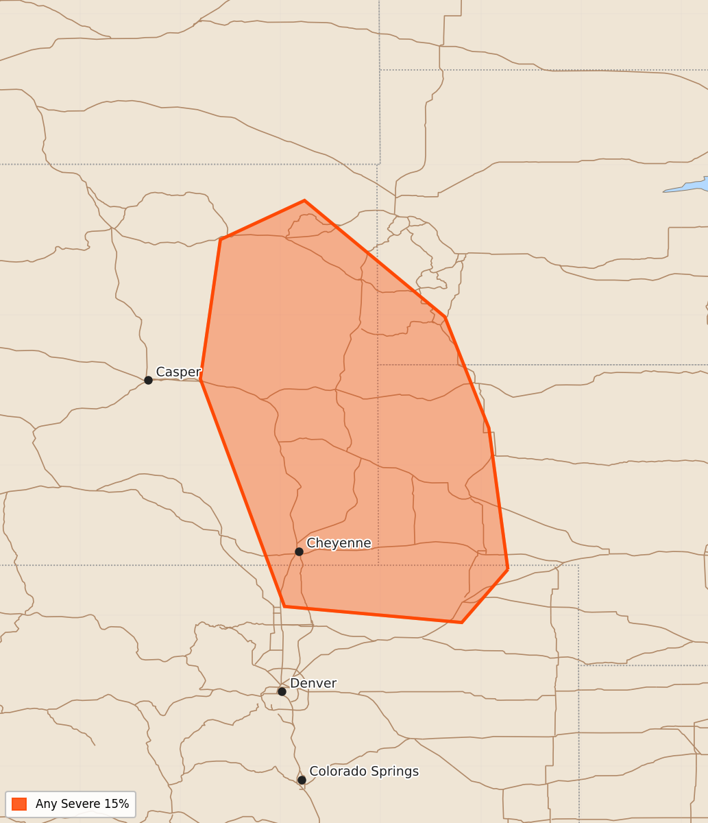 Risk area map for Day 4-8 Areal Outline