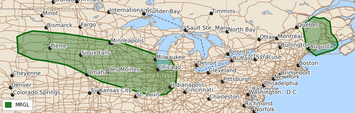 Risk area map for Day 3 Convective Outlook
