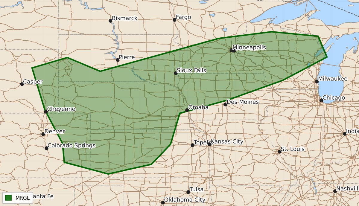 Risk area map for Day 3 Convective Outlook