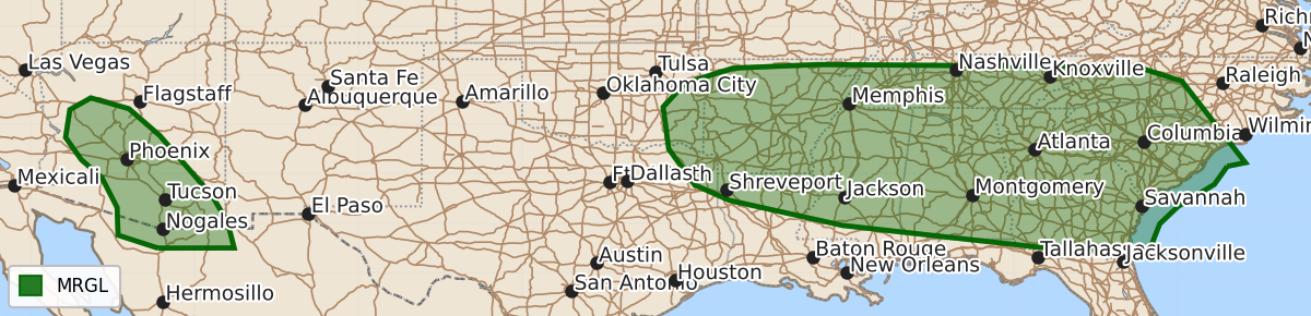 Risk area map for Day 3 Areal Outline
