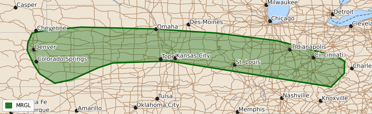 Risk area map for Day 3 Areal Outline
