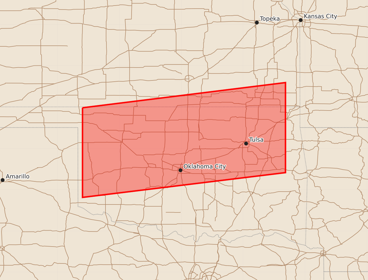 Risk area map for Watch 460 Outline