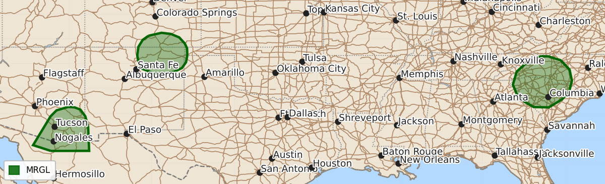 Risk area map for Day 1 Areal Outline