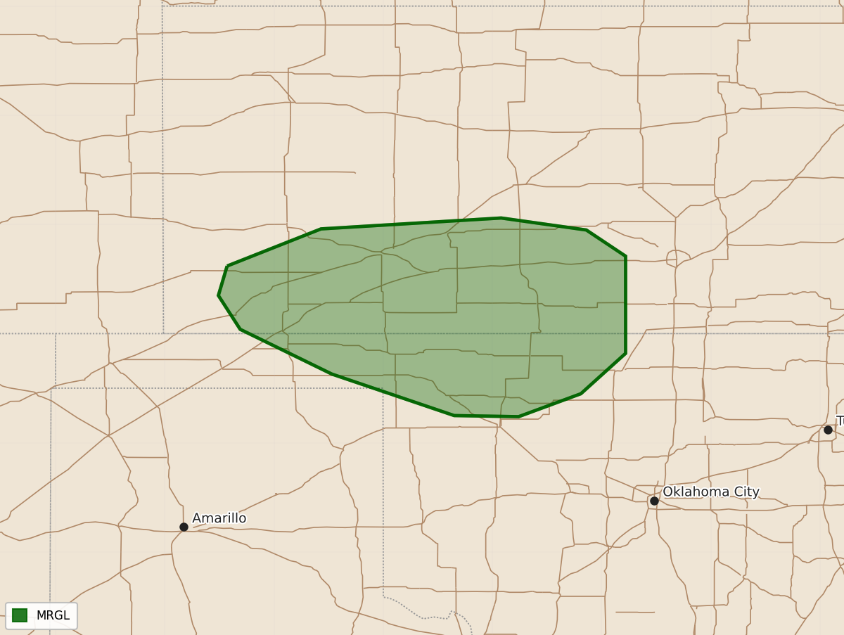 Risk area map for Day 1 Areal Outline