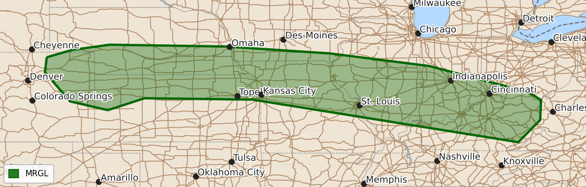 Risk area map for Day 3 Convective Outlook
