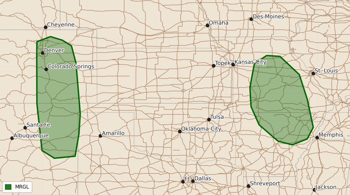 Risk area map for Day 3 Areal Outline
