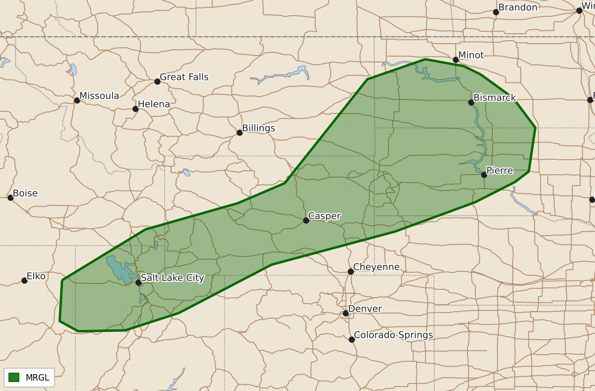 Risk area map for Day 3 Convective Outlook